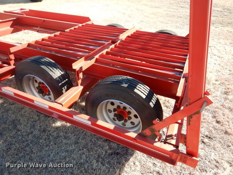 image for item DF7378 2012 Donahue EXG-180 windrower trailer