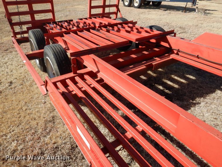 image for item DF7378 2012 Donahue EXG-180 windrower trailer