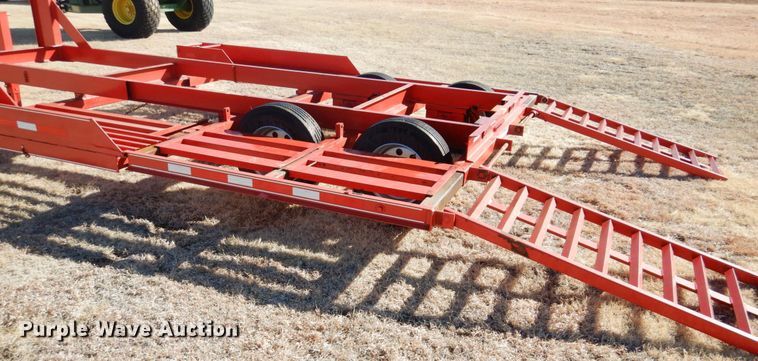 image for item DF7378 2012 Donahue EXG-180 windrower trailer