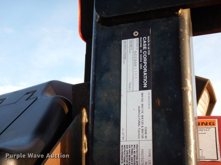 image for item DH2399 1999 Case MX100 MFWD tractor