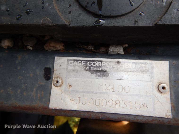 image for item DH2399 1999 Case MX100 MFWD tractor