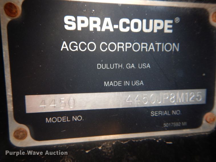 image for item DH6448 2005 SpraCoupe 4450 sprayer