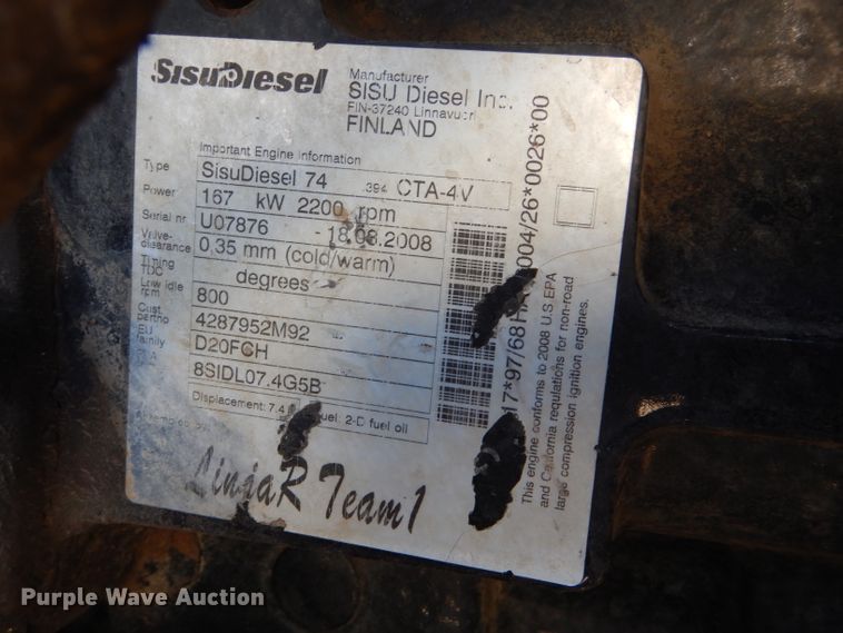 image for item DH6458 2008 Challenger MT635B MFWD tractor