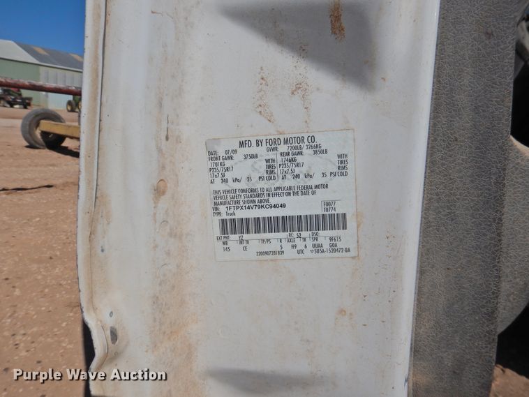 image for item DI0035 2009 Ford F150 SuperCab pickup truck