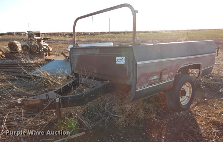 image for item DI0037 Pickup truck bed trailer