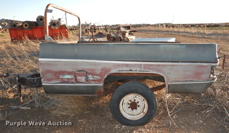 image for item DI0037 Pickup truck bed trailer