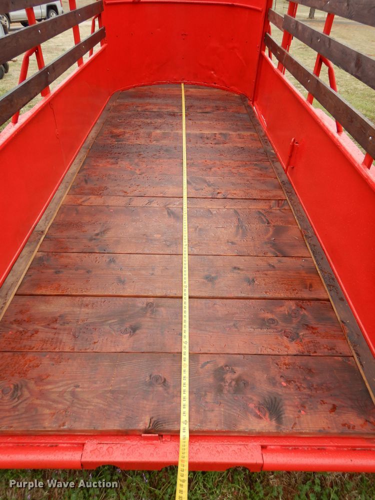 Shop built livestock trailer in Arapaho, OK | Item GK9057 sold | Purple Wave