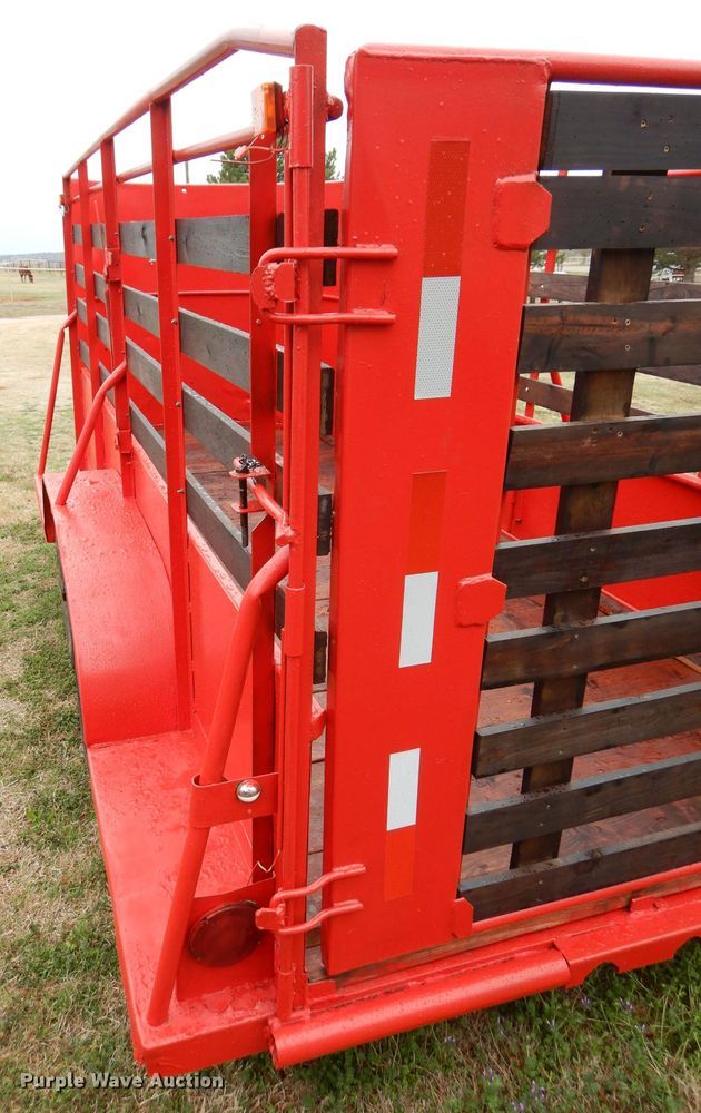 Shop built livestock trailer in Arapaho, OK | Item GK9057 sold | Purple Wave