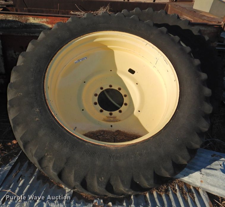 image for item GN9744 (2) John Deere 8300 dual tires