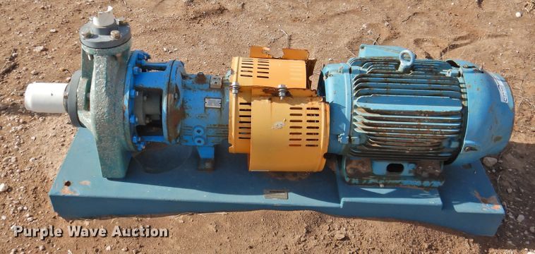 image for item GN9753 WEG electric motor and pump