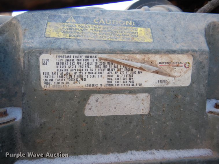 image for item GN9993 2000 Freightliner dump truck