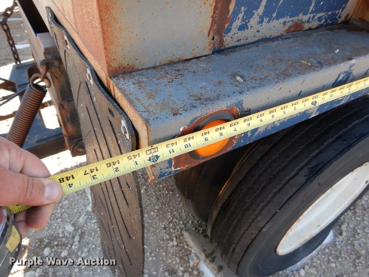 image for item GO9008 1976 end dump pup trailer