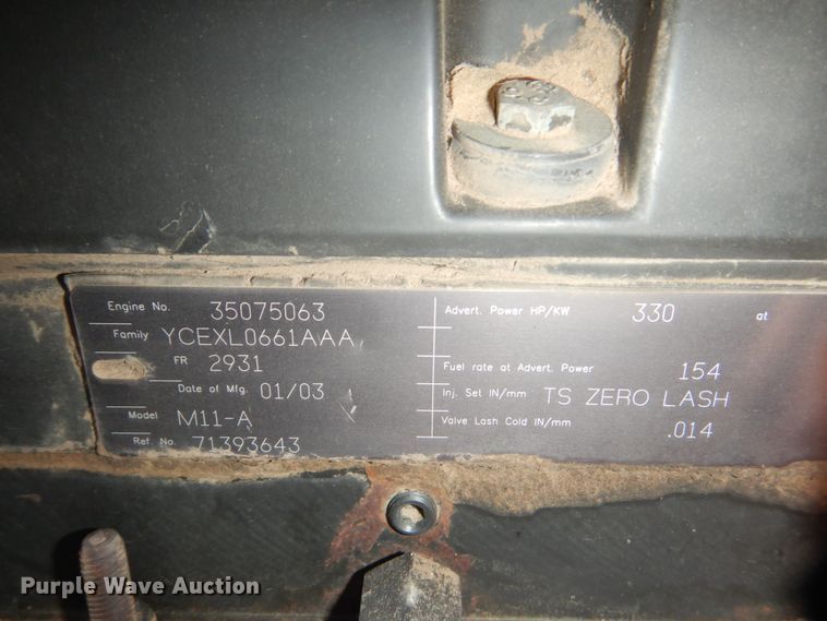 image for item GO9045 2003 Gleaner R75 RWA combine