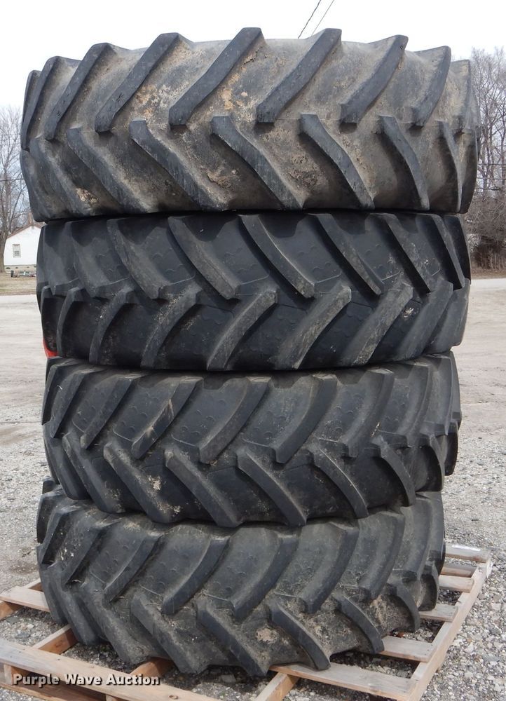 image for item GO9527 (4) Titan 620/70R46 tires and wheels