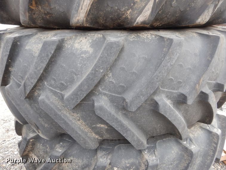 image for item GO9527 (4) Titan 620/70R46 tires and wheels