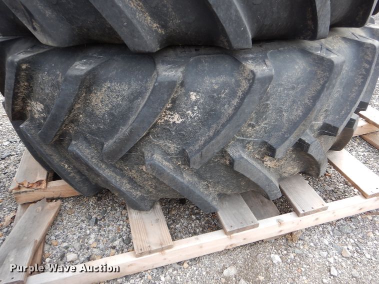 image for item GO9527 (4) Titan 620/70R46 tires and wheels