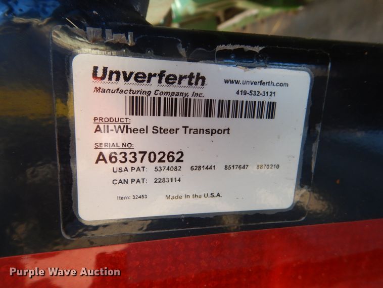 image for item GW9565 Unverferth AWS-36 header trailer
