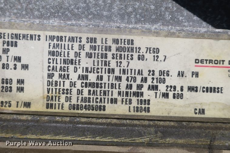 image for item DB10000 1998 Peterbilt 377 semi truck