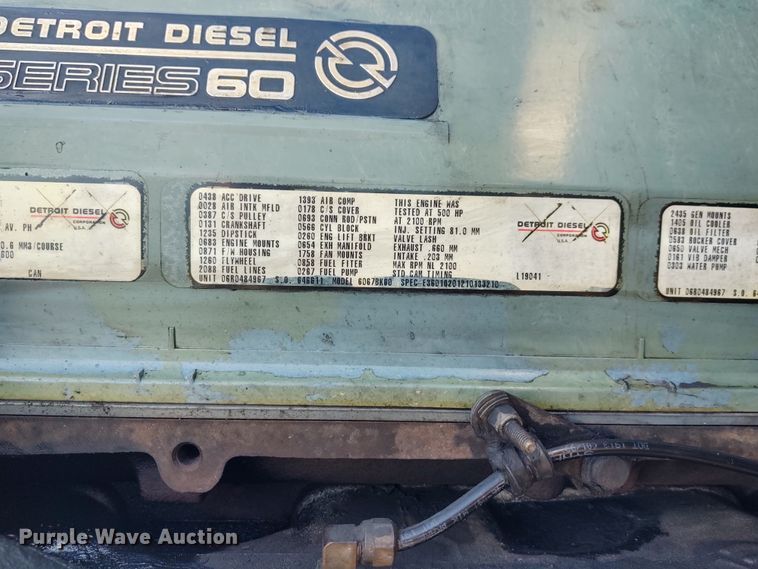 image for item DE6883 1999 Kenworth W900 semi truck