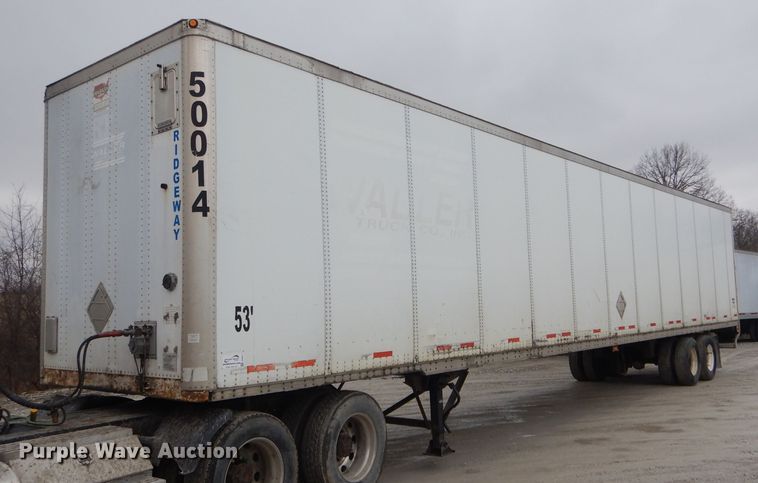 image for item DF3017 2000 Wabash dry van trailer