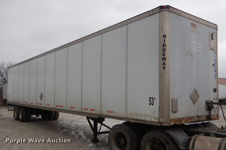 image for item DF3017 2000 Wabash dry van trailer