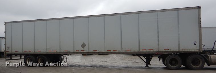 image for item DF3017 2000 Wabash dry van trailer