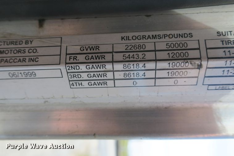 image for item DF5094 2000 Peterbilt 377 semi truck