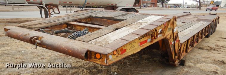 image for item DF7364 1974 Load King EZ Fold equipment trailer
