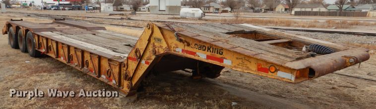 image for item DF7364 1974 Load King EZ Fold equipment trailer