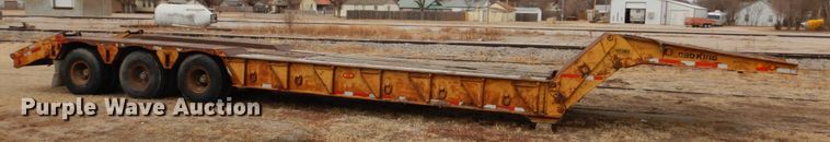 image for item DF7364 1974 Load King EZ Fold equipment trailer