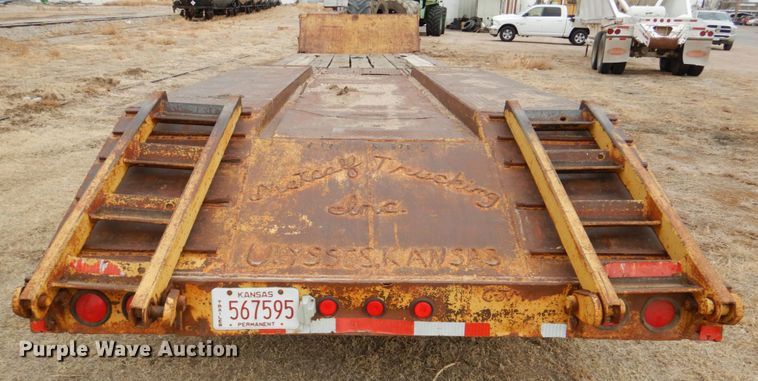 image for item DF7364 1974 Load King EZ Fold equipment trailer