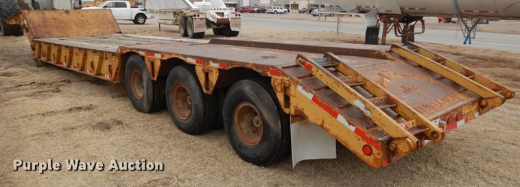 image for item DF7364 1974 Load King EZ Fold equipment trailer
