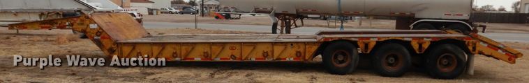 image for item DF7364 1974 Load King EZ Fold equipment trailer