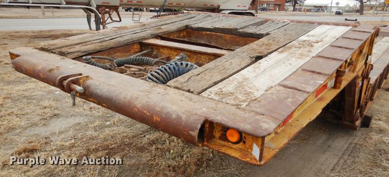 image for item DF7364 1974 Load King EZ Fold equipment trailer