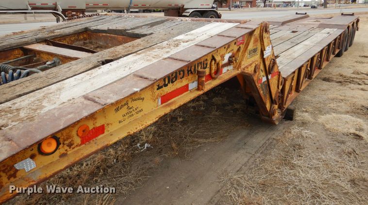 image for item DF7364 1974 Load King EZ Fold equipment trailer