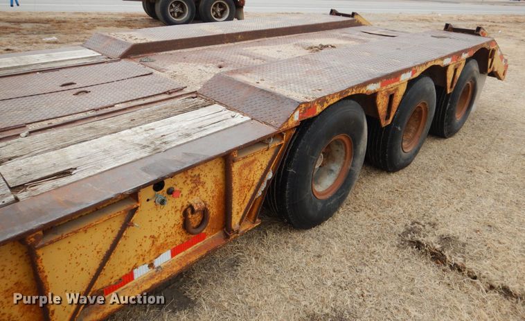 image for item DF7364 1974 Load King EZ Fold equipment trailer