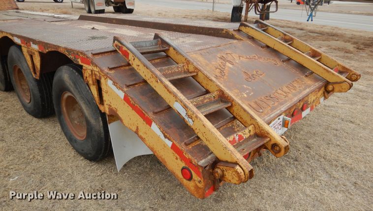 image for item DF7364 1974 Load King EZ Fold equipment trailer