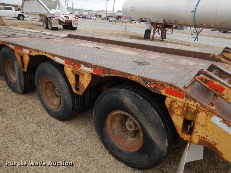 image for item DF7364 1974 Load King EZ Fold equipment trailer