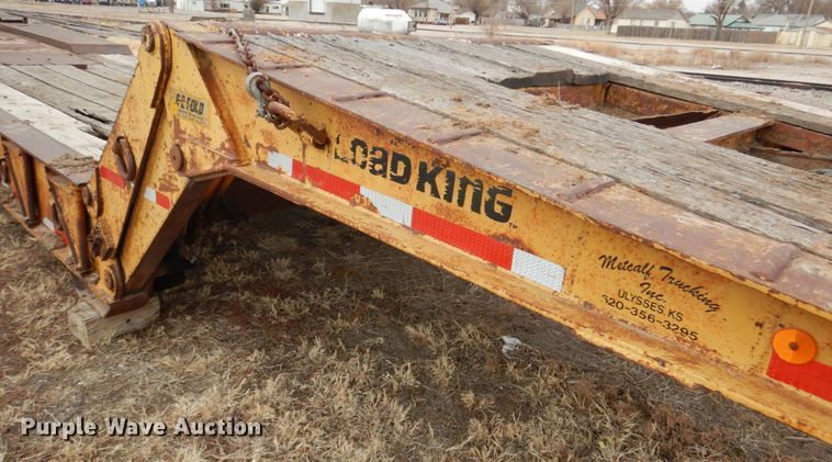 image for item DF7364 1974 Load King EZ Fold equipment trailer