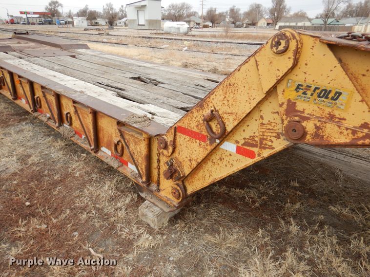 image for item DF7364 1974 Load King EZ Fold equipment trailer