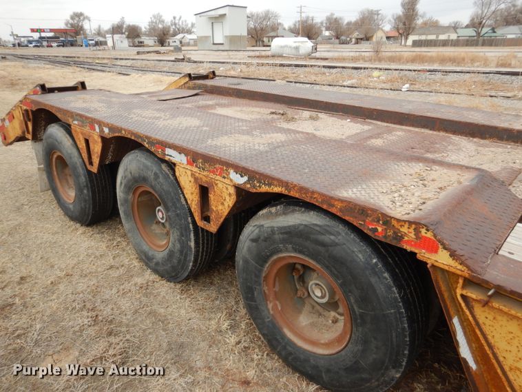 image for item DF7364 1974 Load King EZ Fold equipment trailer