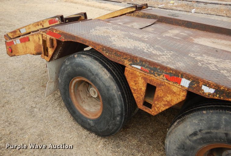 image for item DF7364 1974 Load King EZ Fold equipment trailer