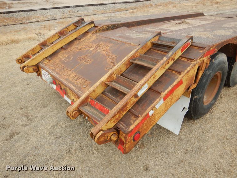 image for item DF7364 1974 Load King EZ Fold equipment trailer