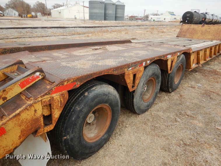 image for item DF7364 1974 Load King EZ Fold equipment trailer
