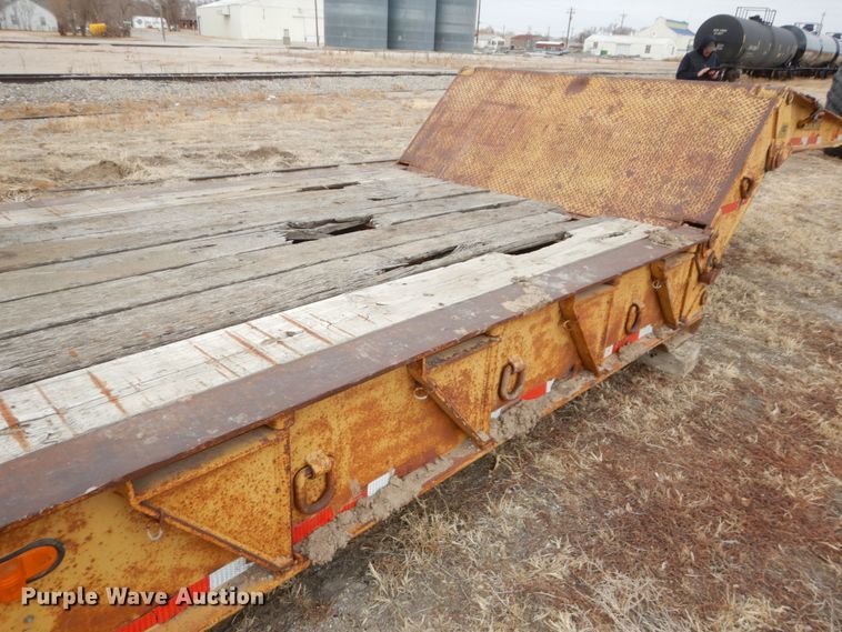 image for item DF7364 1974 Load King EZ Fold equipment trailer