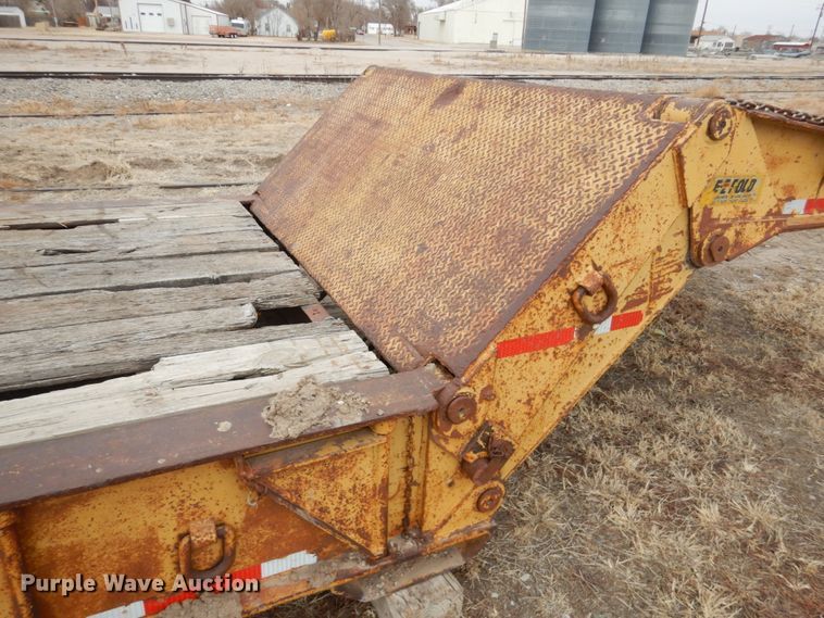 image for item DF7364 1974 Load King EZ Fold equipment trailer