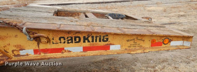 image for item DF7364 1974 Load King EZ Fold equipment trailer
