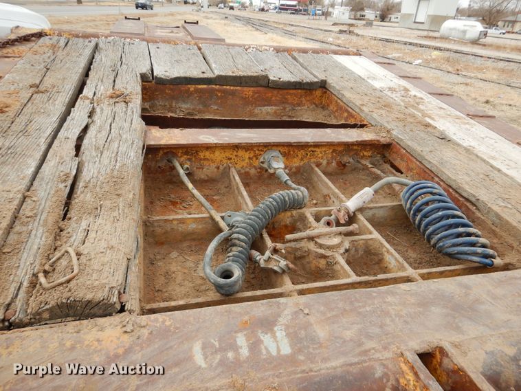 image for item DF7364 1974 Load King EZ Fold equipment trailer