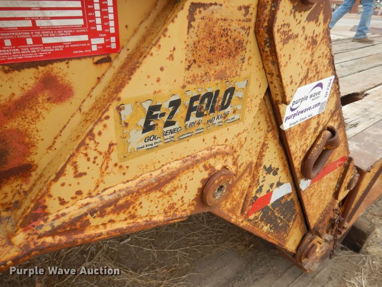 image for item DF7364 1974 Load King EZ Fold equipment trailer