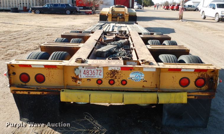 image for item DF7402 1996 Load King 503 PHD lowboy equipment trailer